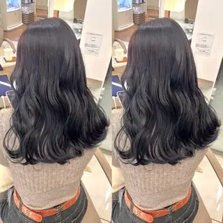 カラー ヘアメ🎀推しカラー 🥣横浜/しほ🧸のヘアスタイル