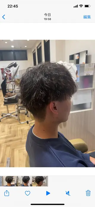 パーマ 中村 誠也のヘアスタイル