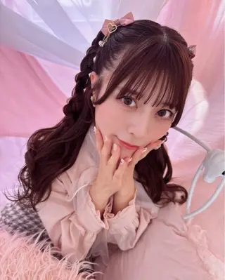 ロング 💎りあん/大須/栄 ブリーチなしWカラーのヘアスタイル