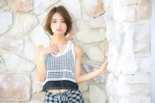 ショート マンツーマン施術 山口つよしのヘアスタイル
