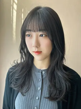 ロング カラー hub hair レイヤー/透明感のヘアスタイル