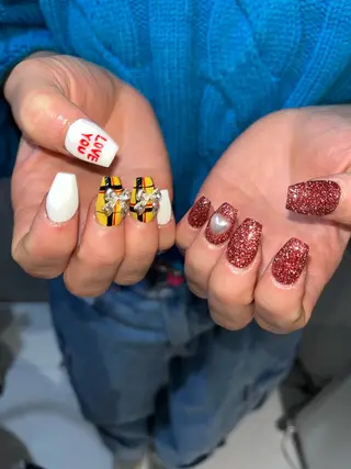 ネイル ˚✧⁺⭐︎༚moca miyuu⁎⁺˳✧༚のネイルデザイン