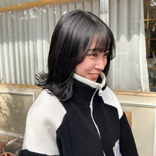 ミディアム merc.🌿 友藤鮎那のヘアスタイル