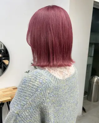 ミディアム カラー ダブルカラー/寒色 カラー/リリカ🦕のヘアスタイル