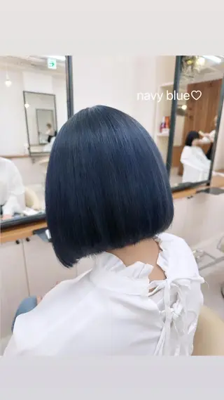 カラー 似合わせボブ/ハイ トーン/hisatoのヘアスタイル
