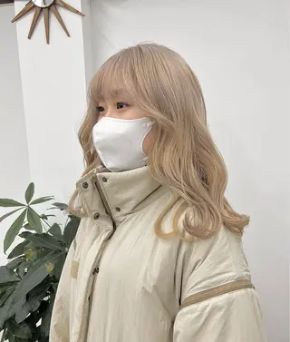 ロング カラー ブリーチ　ハイトーン 特化🌈フジタハルキのヘアスタイル