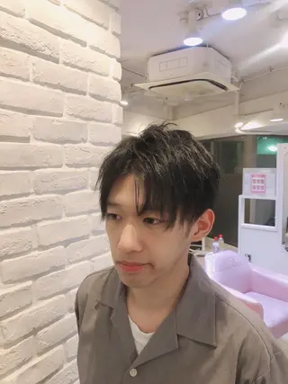 メンズ ⚪️髪質改善 縮毛 店長 コウ⚪️のヘアスタイル