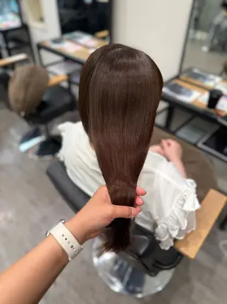 ロング カラー 艶髪レイヤー上田 紗也🇰🇷💗のヘアスタイル