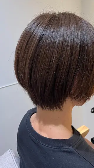 ショート マンツーマン 縮毛矯正/マユコのヘアスタイル
