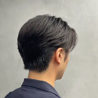 ミディアム パーマ ヘアアレンジ メンズ fifth 石川 凪のヘアスタイル