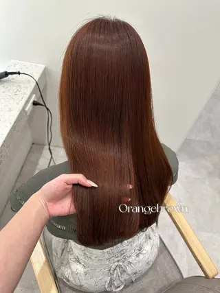 ロング カラー 🍓韓国ヘア レイヤ ーカット🍓笠原 葵のヘアスタイル