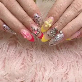 セミロング ネイル&エステ asukaのネイルデザイン
