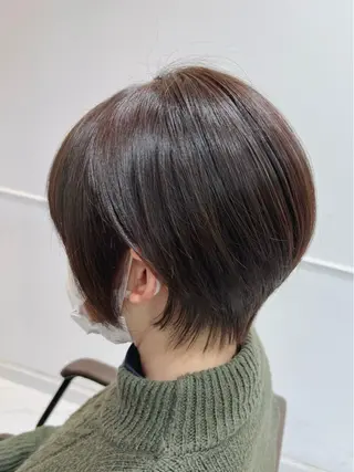 ショート 八木菜美 似合わせ/ニュアンスのヘアスタイル