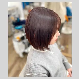 ミディアム カラー 佐藤 沙也輝のヘアスタイル