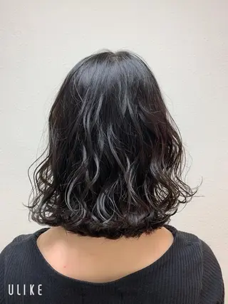 セミロング カラー パーマ エンドウ ミノリ🤎 /半個室/レイヤーのヘアスタイル