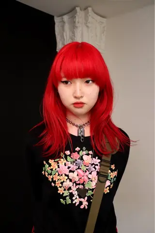 ロング カラー ヘアアレンジ ✰︎ MiｰMi ✰︎のヘアスタイル