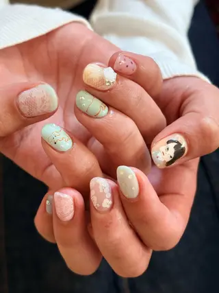 ネイル rina🎀 ご新規様受付中🌷のネイルデザイン