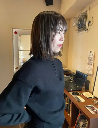 ショート カラー ファッションに 溶け込むstyleのヘアスタイル