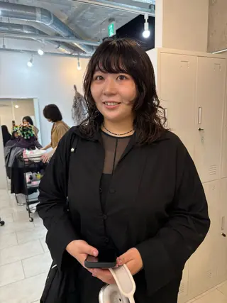 ミディアム パーマ eri kinjoのヘアスタイル