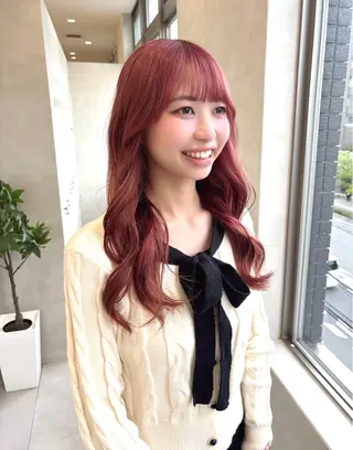 ロング カラー ❤️🐩* AKANE*🐩❤️のヘアスタイル