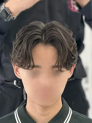 メンズ メンズサロン代表 曲がる縮毛矯正のヘアスタイル