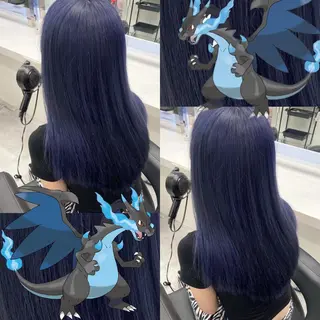 ロング コテ巻き風パーマ 🦋にこ🦋のヘアスタイル