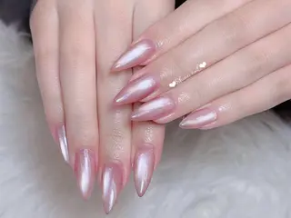 ネイル shine 🎀 長さだし&デザインのネイルデザイン