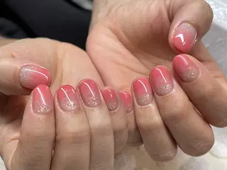 ショート トゥー フエンのネイルデザイン