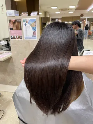 セミロング 縮毛・酸性ストレート 特化のヘアスタイル
