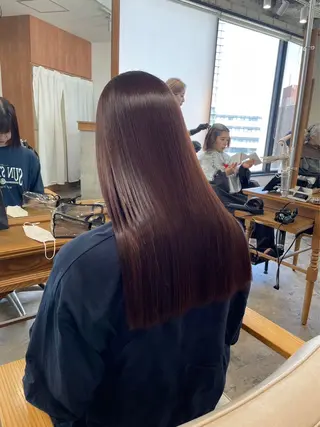 ロング カラー パーマ ヘアアレンジ メンズ エクステモデル募集 💗大阪梅田/川上のヘアスタイル