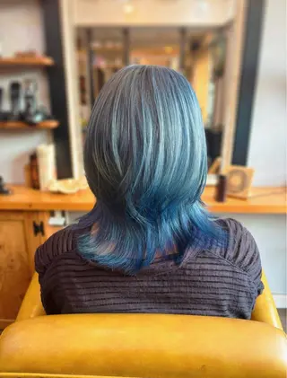 ミディアム 立川 allu｜細谷 ションのヘアスタイル