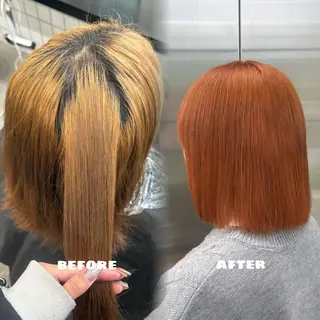ミディアム カラー 🌟ゆりあ🌟 JILLSTUDIOのヘアスタイル