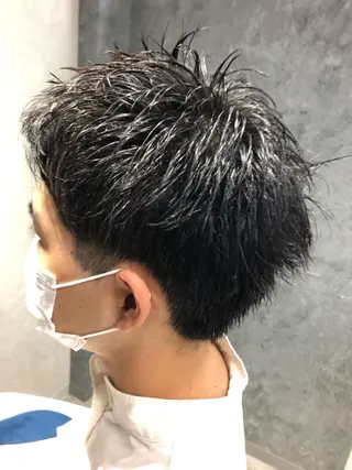 ショート メンズ Noyヨシモト ヒロトのヘアスタイル