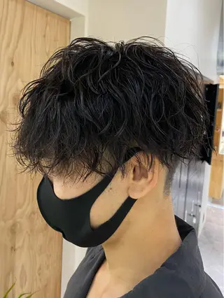 パーマ メンズ メンズブリーチカラー /パーマ ごーた立川のヘアスタイル
