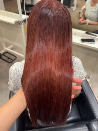 ロング カラー ミルキーな暖色 🩰 girly ♡ ノアのヘアスタイル