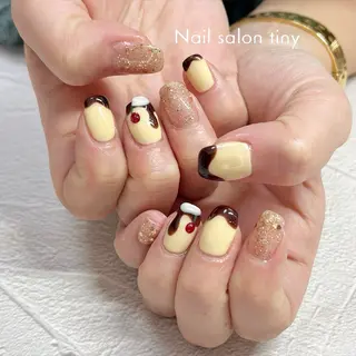 ネイル Nail salon tiny🩵のネイルデザイン