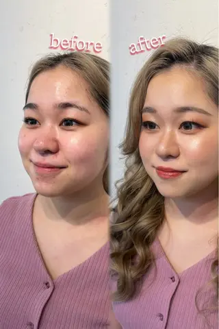 参列♡デートゆるふわ ヘアメイク🎀みゆうのヘアスタイル