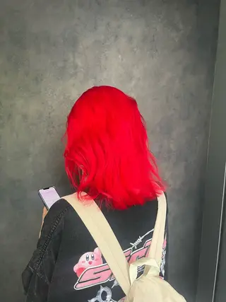 ミディアム カラー ✩.*Aise⟡.· 艶カラー🐈‍⬛🩶のヘアスタイル