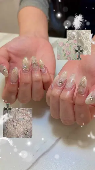 ネイル yuki❄️堺筋本町 韓国ワンホンのネイルデザイン