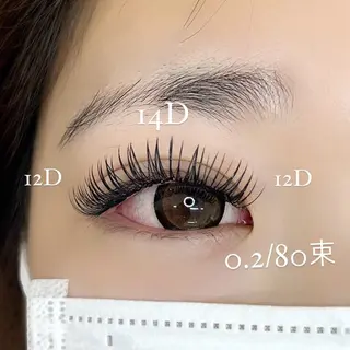マツエク・マツパ アイラッシュ アトリエBONOのマツエク・マツパデザイン