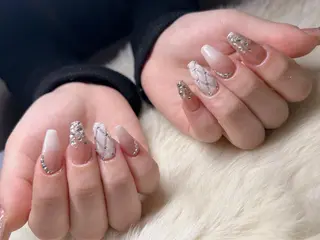 ネイル BLUE【ブルー】所属・NARUMI HYODOのネイルデザイン