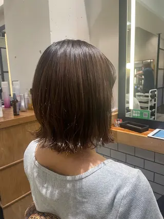 ミディアム 透明感カラー/ カット🎀あつこ🎀のヘアスタイル