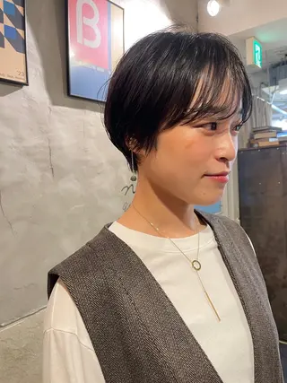 ショート さの あやねのヘアスタイル
