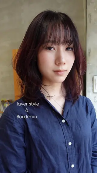 カラー wewe: momoeのヘアスタイル