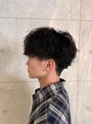 パーマ メンズ 髪質改善/艶カラー TSUBASAのヘアスタイル