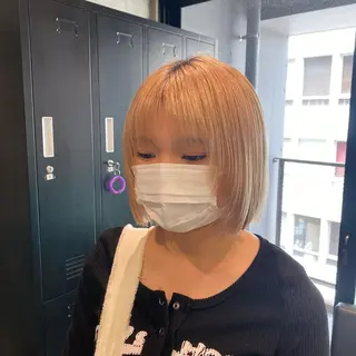 ショート カラー 🩶レイヤーカット 🩶柔らかカラー結愛のヘアスタイル