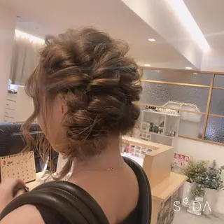ヘアアレンジ 艶髪/シールエクステ 🌻ノゾミ🌻のヘアスタイル