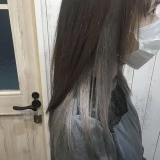 セミロング カラー embrace エンブレイスのヘアスタイル