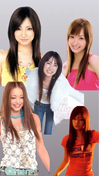 ロング カットパーマモデル 山中 遥のヘアスタイル