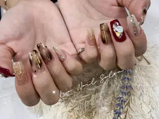 ショート カラー ネイル Le’a NailSalonのネイルデザイン